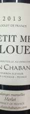 Domaine Alain Chabanon - Le Petit Merle aux Alouettes