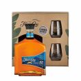 Coffret Flor De Cana Centenario 12 Ans + 2 Verres