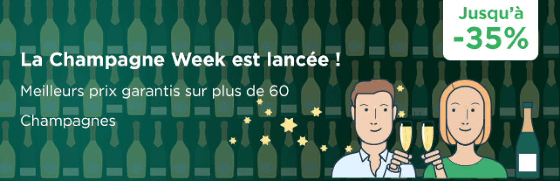 La Champagne Week est lancée ! Le meilleur du champagne au meilleur prix