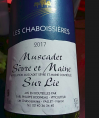 Muscadet Sèvre et Maine sur Lie Les Chaboissières