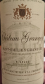 Saint-Emilion Grand Cru