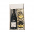 Coffret Cadeau - 1 Brut - 1 Pot De Calissons - 1 Pot D'amandes Enrobées