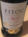 Fitou - Réserve