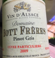 Pinot Gris Cuvée Particulière