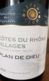 Côtes du Rhône Villages Plan de Dieu