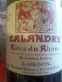 Côtes du Rhône - Calandry