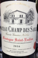 Château Champ des Sables - Maison Johanès Boubée - 2016 - Rouge