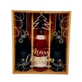 Coffret Cadeau Bois - Vitre Sapin - 2 Brut & 1 Rosé