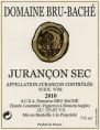 JURANCON SEC - Domaine Bru Baché - 2007 - Blanc