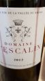 Domaine D'Escalin