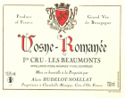 Vosne-Romanée Premier Cru Les Beaumonts