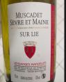 Muscadet Sèvre et Maine sur Lie Domaine de Bourguignon