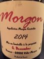 Morgon - Georges Descombes - 2014 - Rouge