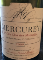 Mercurey Premier Clos des Montaigu