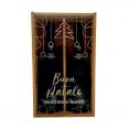 Coffret Cadeau Bois - Vitre Sapin - 2 Brut