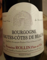 Bourgogne Hautes Côtes De Beaune