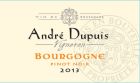 André Dupuis - Bourgogne Pinot