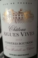 CHATEAU AIGUES VIVES CORBIÈRES BOUTENAC