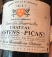 Château Hostens-Picant - Cuvée des Demoiselles