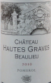 Château HAUTES GRAVES BEAULIEU