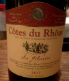 Côtes du Rhône la Gibecière