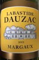 Labastide Dauzac - Château Dauzac - 5e Cru Classé - 2012 - Rouge