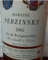 Domaine Perzinsky île de Porquerolles