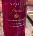 Bordeaux Clairet L'Esprit de Graman