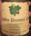 Chablis Premier Cru Vau-Ligneau