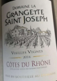 La Grangette Saint Joseph Vieilles Vignes