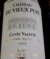 Château du Vieux Puit Cuvée Valette