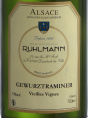 Gewurztraminer Vielles Vignes - Famille Ruhlmann Schutz - 2013 - Blanc