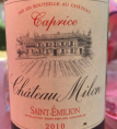 Château Milon Saint-Emilion