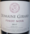 Domaine Girard Pinot Noir
