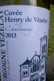 Cuvée Henry de Vézelay
