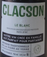 Clacson - Le Blanc