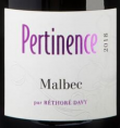 Pertinence - Malbec