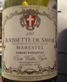 Roussette de Savoie Marestel Cuvée Vieilles Vignes