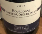Burgogne Hautes-Côtes-de-Nuits