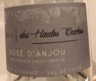 Rosé d’Anjou - Domaine des Hautes Ouches