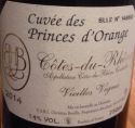 Vieilles Vignes Cuvée des Princes d'Orange