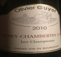 Gevrey-Chambertin 1er cru Les Champeaux