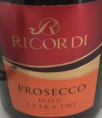 Ricordi Prosecco Extra Dry