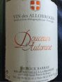 Vin des Allobroges - Douceurs automne