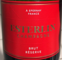 Champagne Esterlin - Brut - Réserve