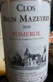 Clos Brun Mazeyres
