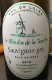 Sauvignon Gris Le Moulin de la Touche