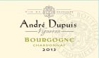 André Dupuis - Bourgogne Chard