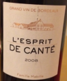L'Esprit de Canté