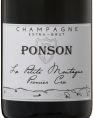 Champagne PONSON, La Petite Montagne 1er CRU
